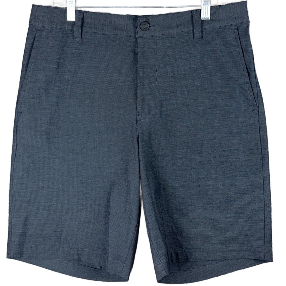 Banana Republic Mens Size 34 Charcoal Gray Stretch Performance Shorts 9.5 Inseam